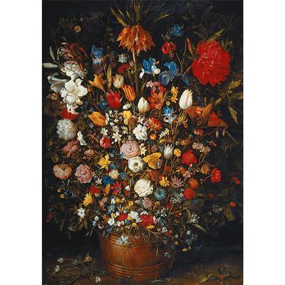 Grand bouquet de fleur dans un vase en bois - 1000 mcx - La Ribouldingue