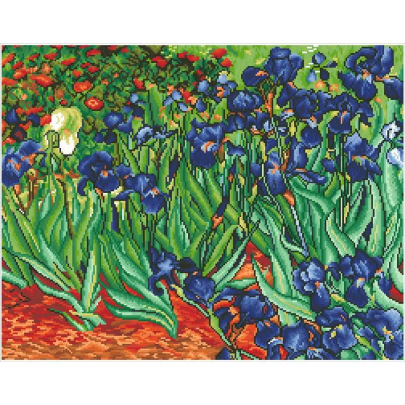 Irises - Van Gogh - Avancé - La Ribouldingue