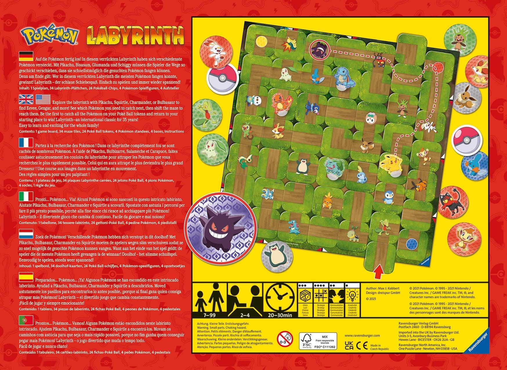 Labyrinthe - Pokémon (Multi) - La Ribouldingue