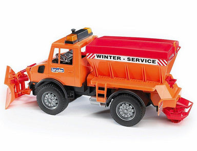 MB-Unimog pour service d'hiver avec lame de chasse-neige - La Ribouldingue