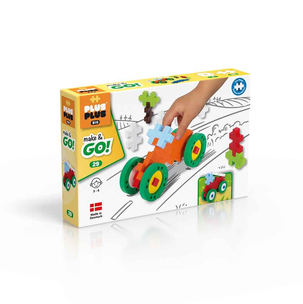 Plus-Plus Make & Go! Véhicule - 29 pcs - La Ribouldingue