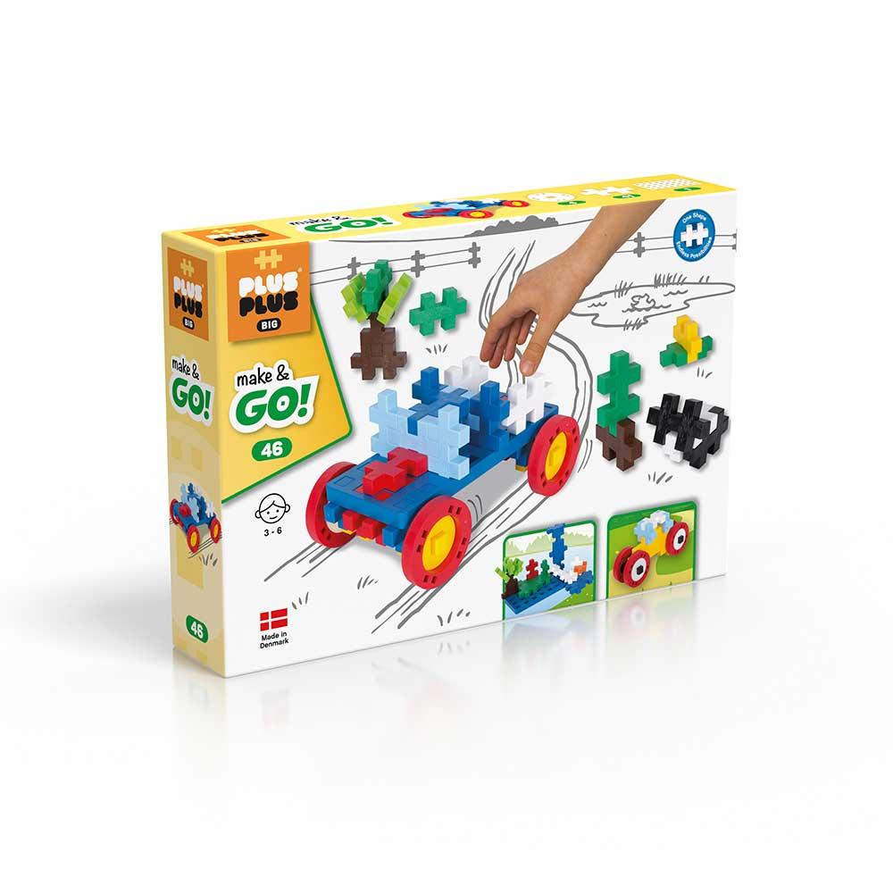 Plus-Plus - Make & Go! Véhicules 46pcs - La Ribouldingue