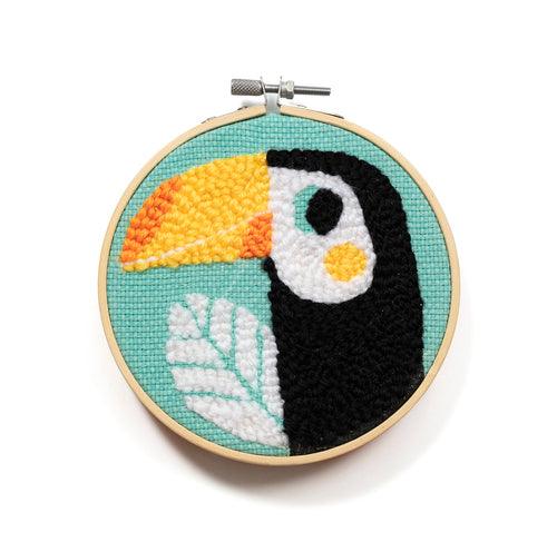 Punch Needle - Toucan - La Ribouldingue