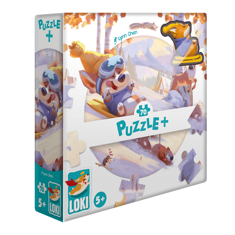 Puzzle+ LOKI fait de la luge - La Ribouldingue