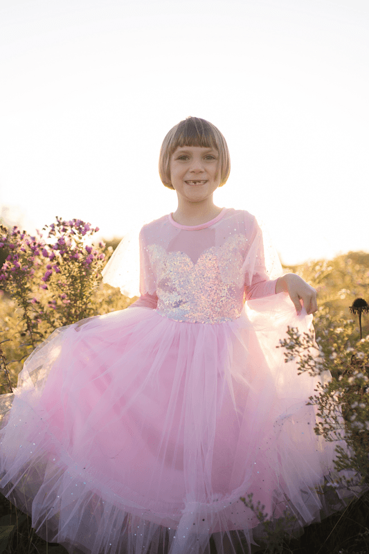 Robe princesse Luna rose - La Ribouldingue