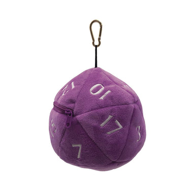 Sac de Dés D20 Plush Mauve - La Ribouldingue