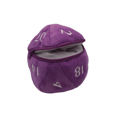 Sac de Dés D20 Plush Mauve - La Ribouldingue