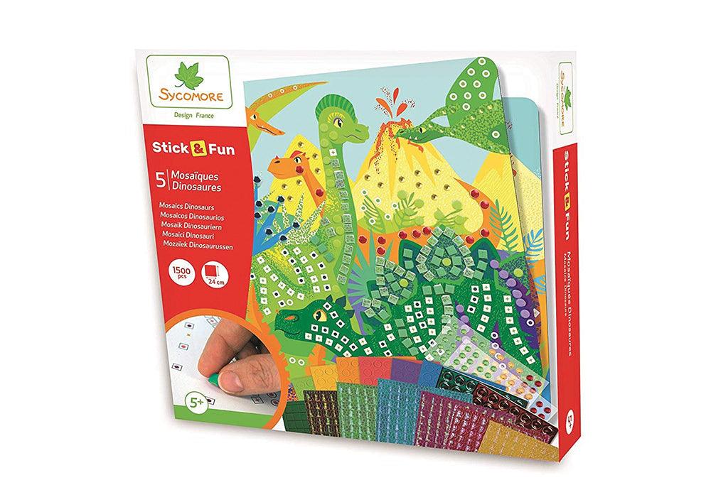 Stick'n Fun - Grands mosaïques - Dinosaures - La Ribouldingue