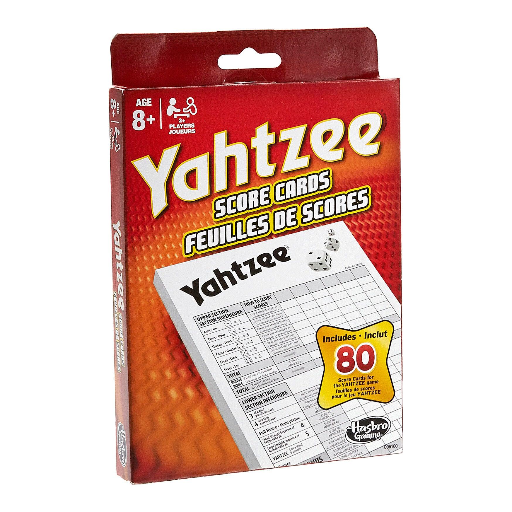 Yahtzee - Feuilles de scores (Bil) - La Ribouldingue